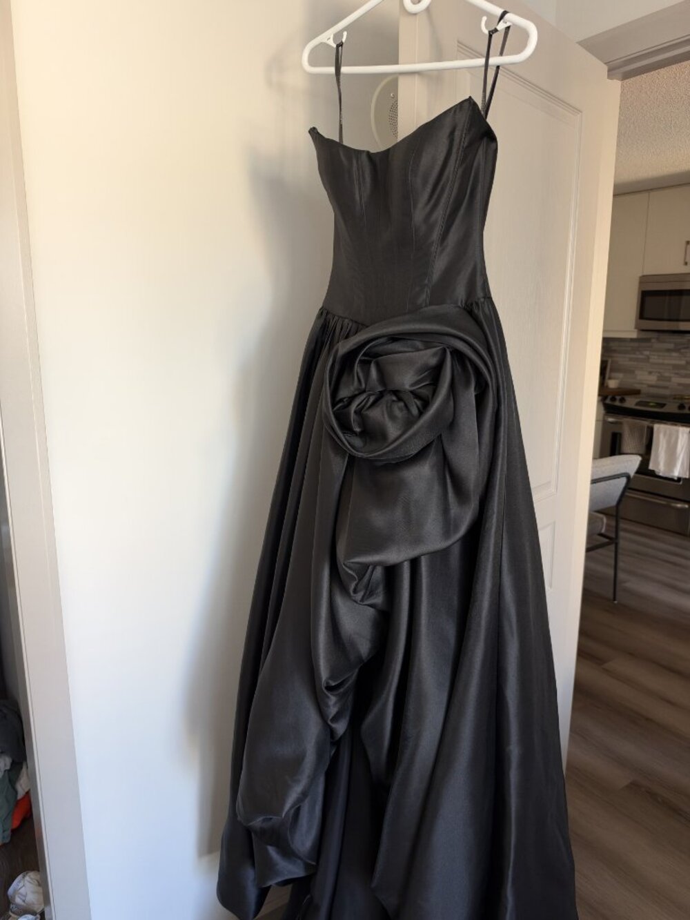 Sherri Hill - Black Strapless Ballgown - Size 2